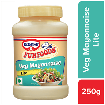 Funfoods Mayonnaise - Diet, Eggless, 250 G Jar