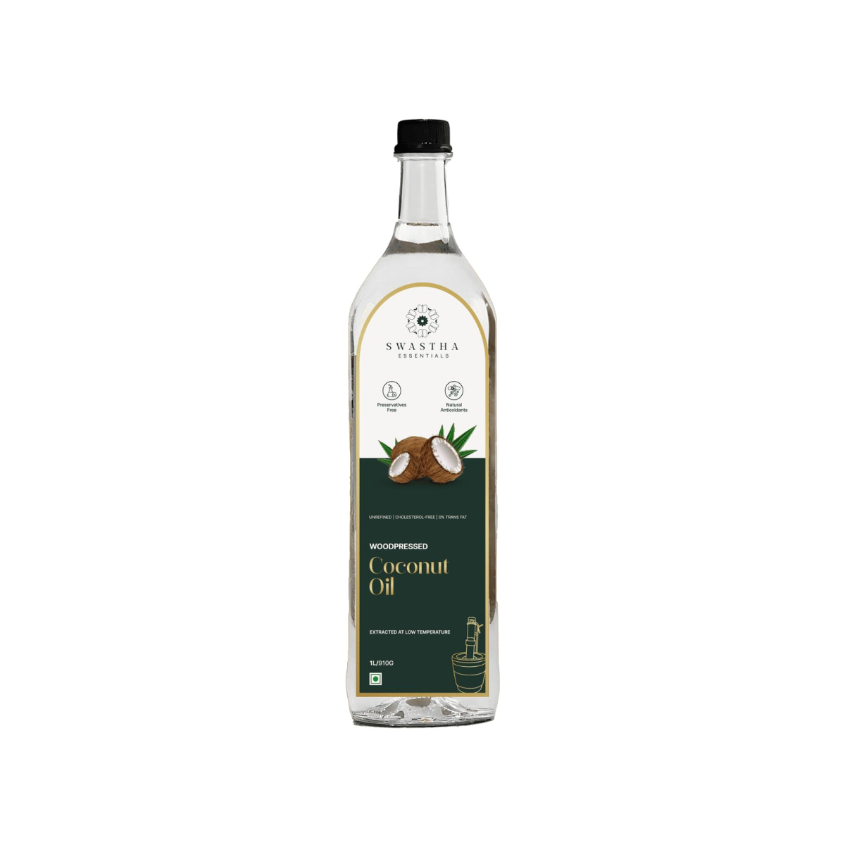 Swastha Essentials Woodpressed Coconut Oil (500 ml)