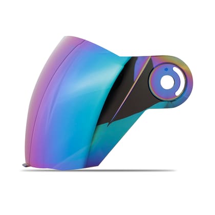 Steelbird SBA-2 Helmet Visor Compatible for All SBA-2 and SBA-3 Model (Chrome Rainbow Visor)-Chrome Rainbow Visor