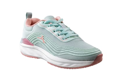 Abros Ladies Ice Green / Peach Sports Shoe-IceGreen/Peach / 4