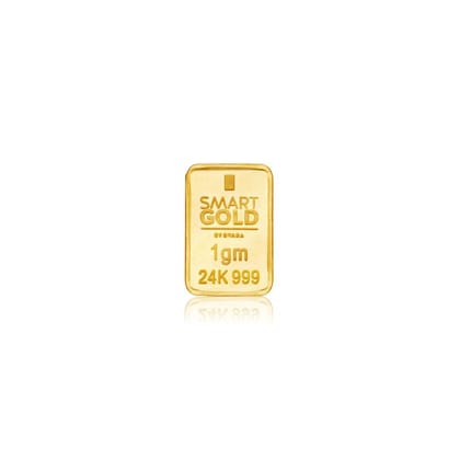 Dvara SmartGold Gold Bar Rectangle (24K) 1 Gm