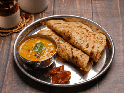 Dal Tadka with Paratha-2PC