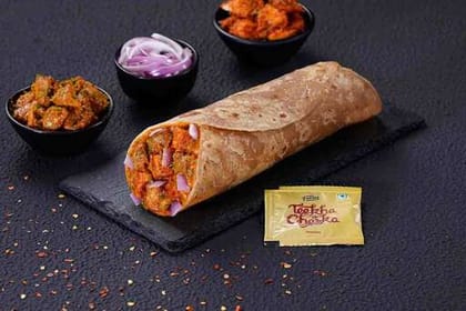 Smoked Butter Chicken Wholewheat Wrap