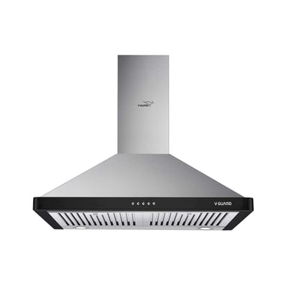 M20 60cm, 1200m /hr Electric Kitchen Chimney with Baffle Filter, Push Button Controls