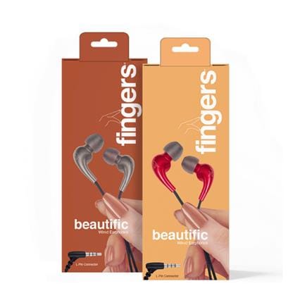 Fingers Beautific Wired Earphone with Mic