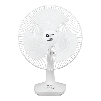 400MM Table 27 High Speed Table Fan-Signal White