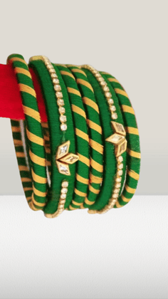 Bangles (Green and Yellow Colour)