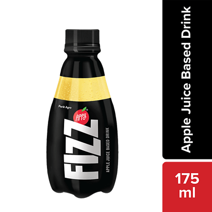 Appy Fizz Apple Flavoured Sparkling Drink, 175 Ml Pet Bottle