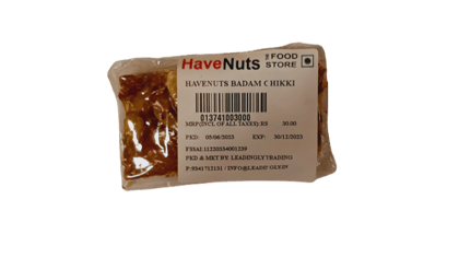 HaveNuts Almond (Badam) Chikki
