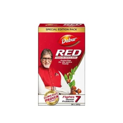 DABUR RED TOOTHPASTE 3-250G(750G)