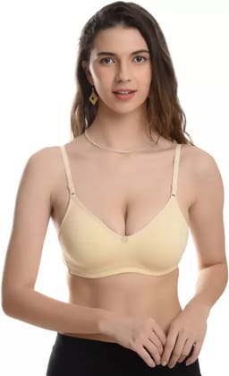 Gracewell Women Everydau Full Coverage Non Padded Bra  Skin 42C