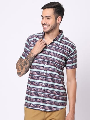 Men Ethnic Motifs Printed Classic Casual Shirt