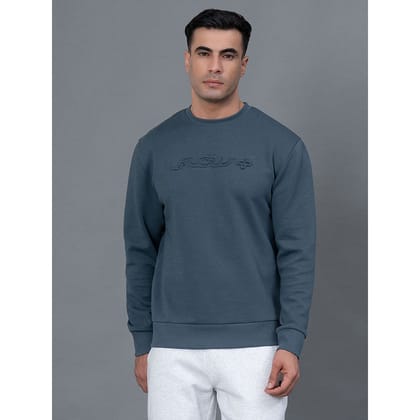 RedTape Embossed Athleisure Sweatshirt for Men | Comfortable and Stylish | Warm and Cozy