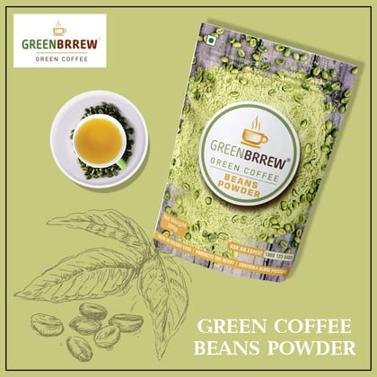 Green Coffee Beans Powder | Arabica Coffee 'AAA' Plantation, 200g