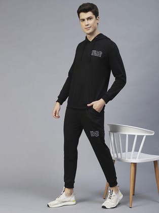 Rigo - Black Cotton Regular Fit Mens Tracksuit ( Pack of 1 ) - XXL