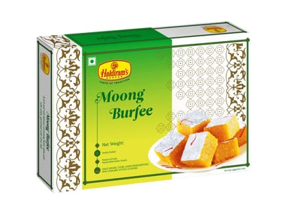 Haldiram's Moong Burfee Packed Sweets - 250 Gm