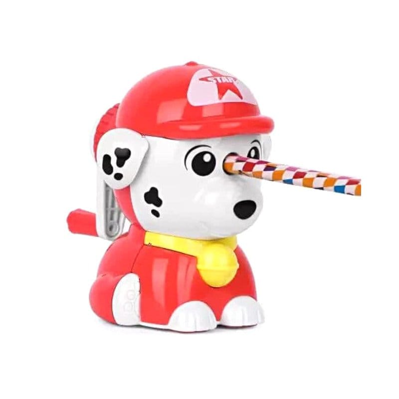 MM Toys Plastic Paw Patrol Cartoon Shaped Manual Color Pencils/Pencil Sharpener , Table Sharpener Machine School Stationary Gift