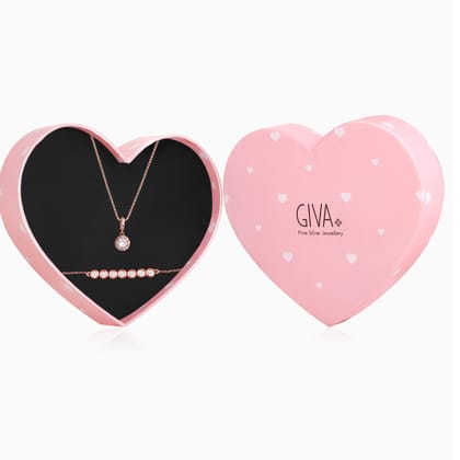 Rose Gold Valentine Cheerful Vibes Gift Set of Two