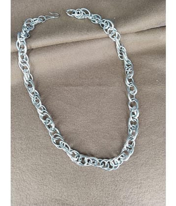 JIPPA Silver Plated Chain ( Pack of 1 ) - Silver