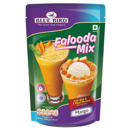 Blue Bird Falooda Mix Mango, 200 gm