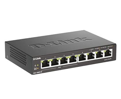 Dlink (India) 8-Port Desktop Switch with 4 PoE Ports DGS-1008P