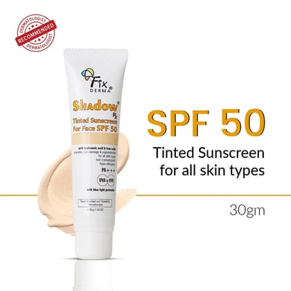 Shadow Rx Tinted Sunscreen For Face SPF 50-30g