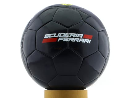 Ferrari Soccer ball Size 5 Black laminated : licensed product