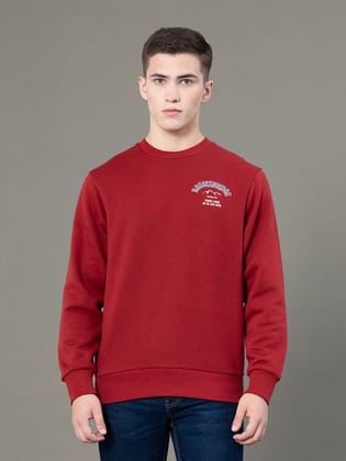 RedTape Round Neck Graphic Sweatshirt for Men | Smart Look | Everyday Comfort