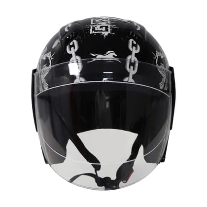 TVS-Lark Graphics Helmet - Black L