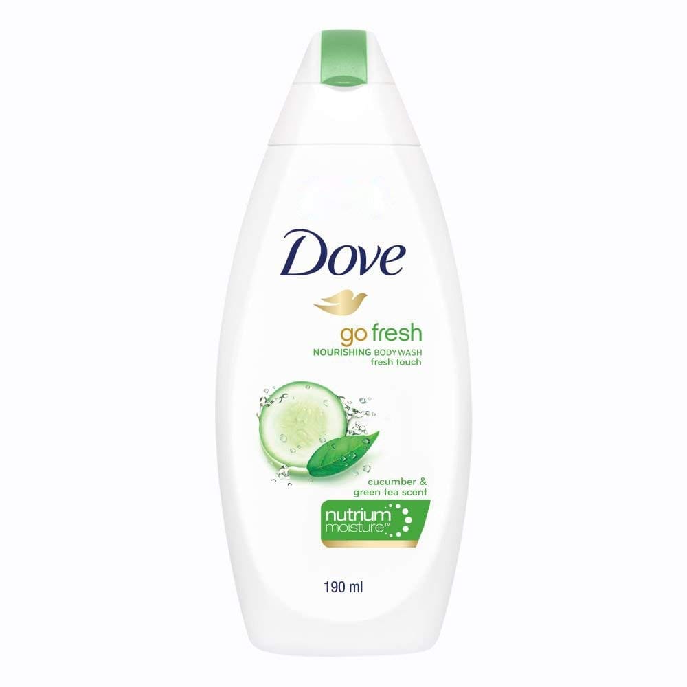 Dove Go Fresh Nourishing Body Wash, Fresh Touch, Cucumber & Green Tea Scent, 190 Ml