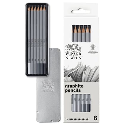 Winsor & Newton Studio Collection Graphite Pencil set of 6