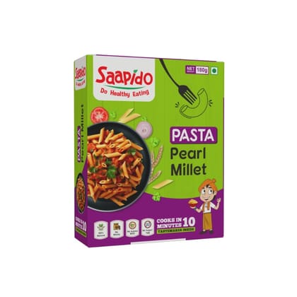 Saapido Pearl Millet Pasta 180 Gms