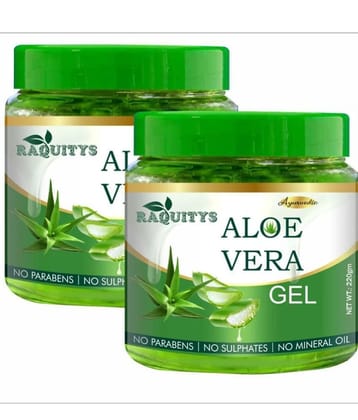 RAQUITYS Aloe Vera Gel For Skin Acne, Scars, Dark spots Face & Hair 440GM