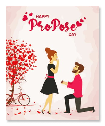 Say Yes Now - Propose Day-Canvas Board