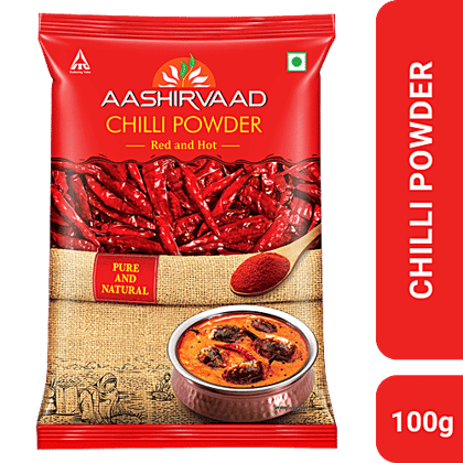 Aashirvaad Chilli Powder, 100 g Pouch