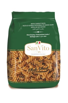 San Vito Whole Wheat Fusilli, 500 gm