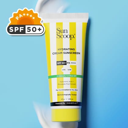 Hydrating Cream Sunscreen | SPF 50+, PA++++ (45g)