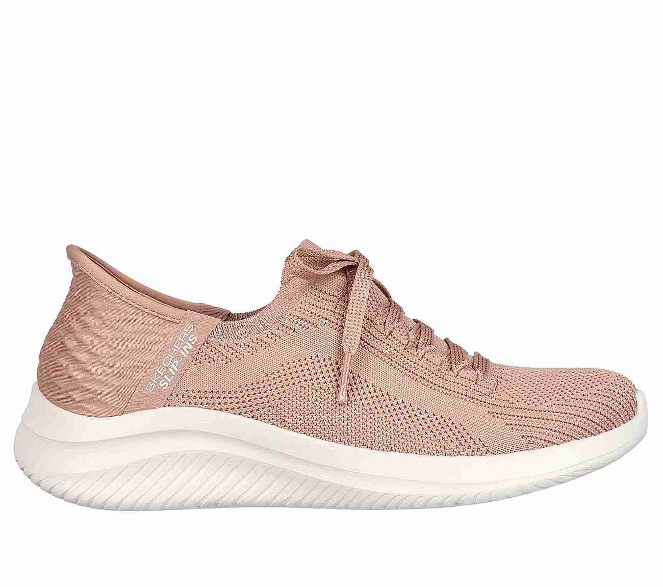 Skechers Tan Women Ultra Flex 3.0-Brilliant Path Slip On Sneakers