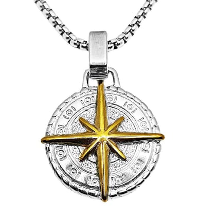 North Gold Star Pendant + Chain-Pendant + Chain