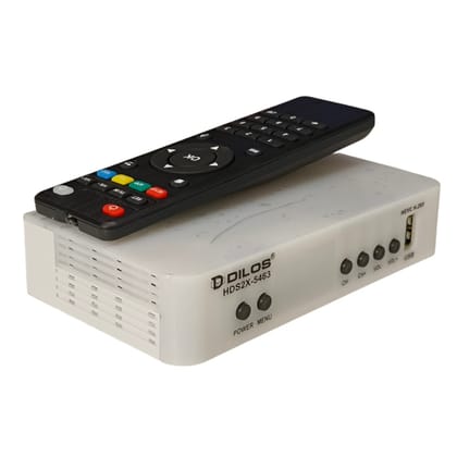 DILOS HDS2X-5463 HEVC 8bits H.265 Free-To-Air Set-Top Box