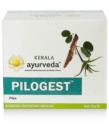 KERALA ayurveda Pilogest, 100 Capsule