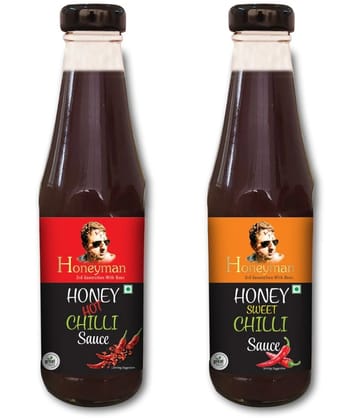 honeyman Hot & Sweet Chili Sauce 340 g Pack of 2