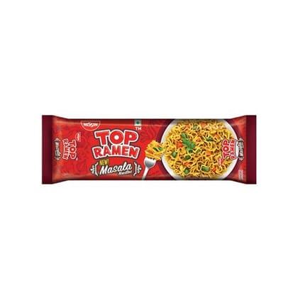 NISSIN Top Ramen Masala Noodles, 240 gm Pouch