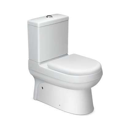 Hindware Floor Mounted White 2 Piece WC Magna 20085 WHITE with S-Trap