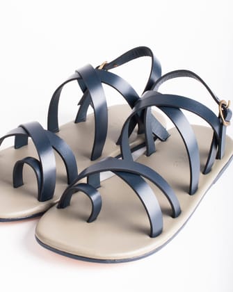 Criss Cross Strap Sandals-3