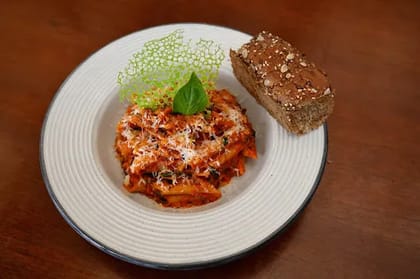 Penne Tomato Basil And Parmesan Cheese Pasta