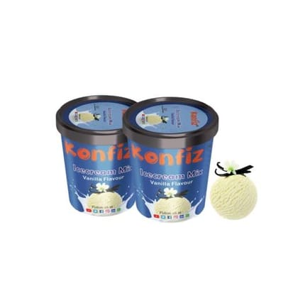 Vanilla Ice Cream Mix, 100 gm Each - Pack of 2