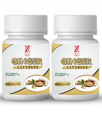 xovak pharmtech Organic Ginger Capsule 100 gm Pack Of 2