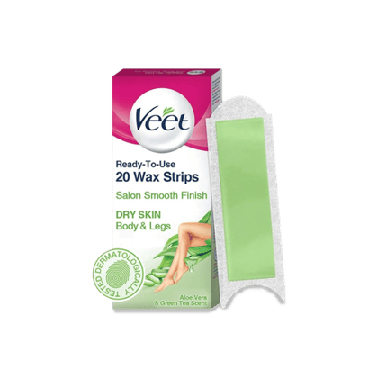 Veet Waxing Strips - Normal skin, 20 Units Box