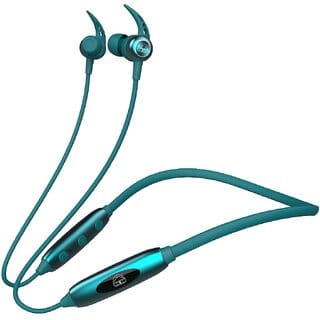 EKKO Unplug N03 Neckband: Top-tier ENC, 40ms Latency, 15-Hour Playback, Max Bass, Twin Connect, Siri & Google Assistant (Teal)